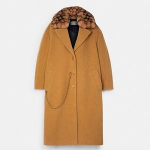 Coach X Jennifer Lopez Wool Overcoat